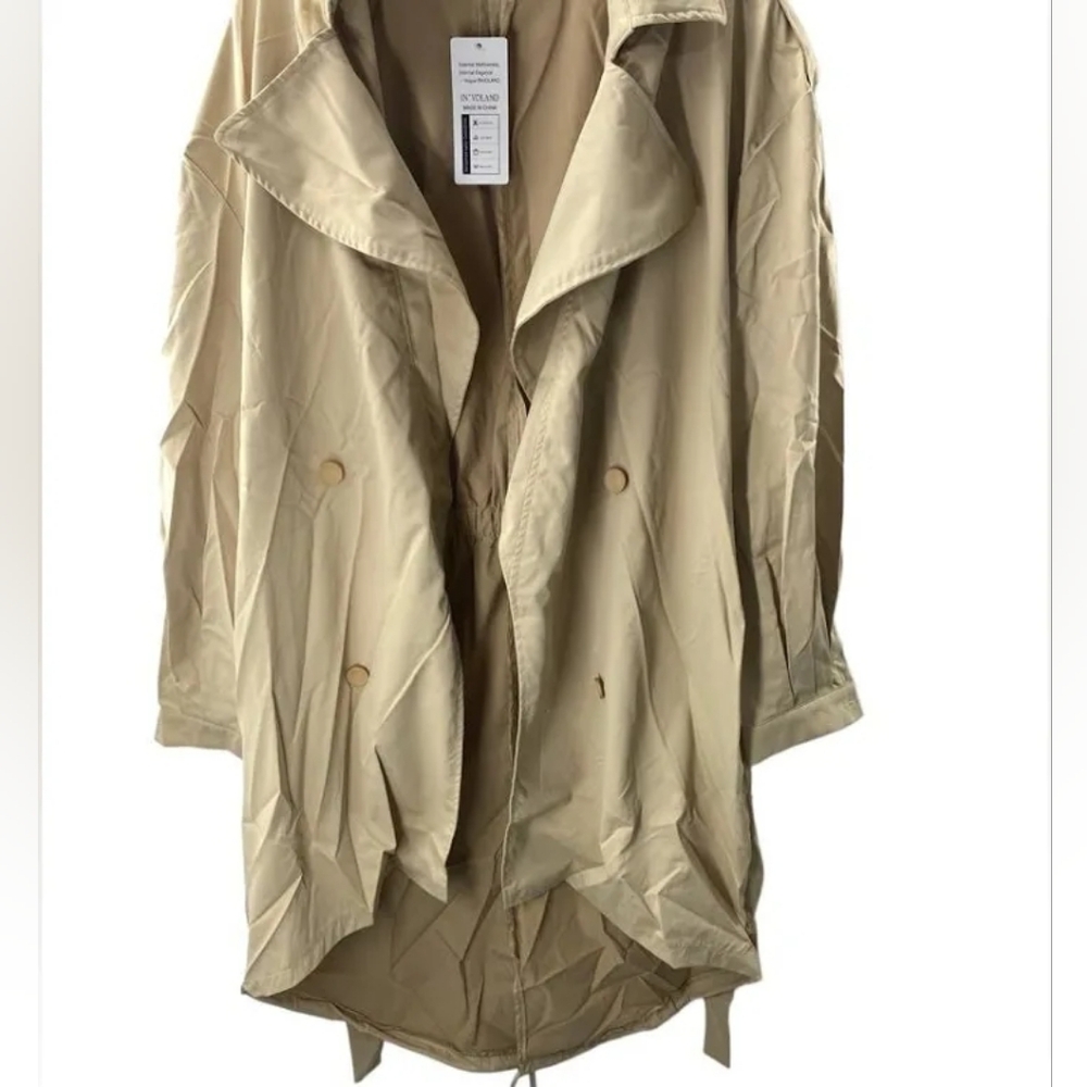 Elegant Tan Trench Coat